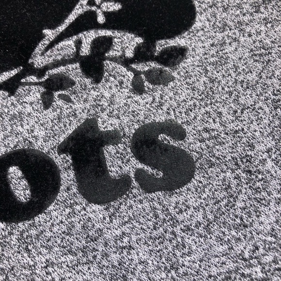 Roots Kids Buddy Crew Neck Sweatshirt Salt & Pepper sz. Lg. 9-10 - Picture 4 of 6